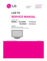 LG LD91A 19LH2000 19LH2020 19LH2000-ZA 19LH2020-ZC (75 pages) TV Service Manual