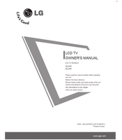 LG 19LS4R 22LS4R MFL34797012 (64 pages) TV Operating Manual
