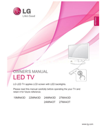 LG 19MN43D 22MN43D 24MN43D 27MA43D 24MN43T 27MA43T (50 pages) TV Operating Manual