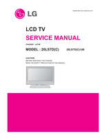 LG LA74E (36 pages) TV Service Manual