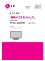 LG LD91M 22LG3100 MFL50326829 22LG3100-ZA (67 pages) TV Service Manual
