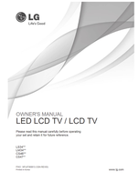 LG LS34** LM34** CS46** CS47** MFL67360813 (136 pages) TV Operating Manual