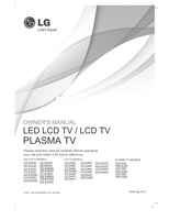 LG 42LD420 42LD420-SA MFL59166649 (82 pages) TV Operating Manual