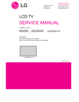 LG LC01A 22LE6500 22LE6500-CA (36 pages) TV Service Manual
