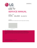 LG MFL69169574 LU72A 22LJ4540 22LJ4540-PU (16 pages) TV Service Manual