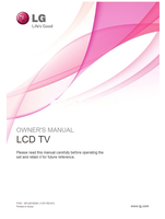 LG MFL66100461 (32 pages) TV Operating Manual