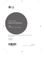 LG 22LK454A 24LK454A MFL69446190 (28 pages) TV Operating Manual