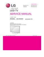 LG LB35A 22LN4050 MFL67732805 22LN4050-TB (34 pages) TV Service Manual