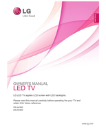 LG 22LN4300 24LN4300 (46 pages) TV Operating Manual