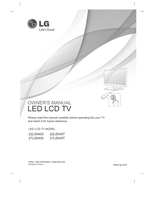 LG 22LS5400-ZA 27LS54** MFL67605604 (238 pages) TV Operating Manual