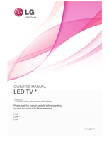 LG LY33** LY34** LY54** (31 pages) TV Operating Manual