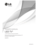 LG 24LB451B (29 pages) TV Operating Manual