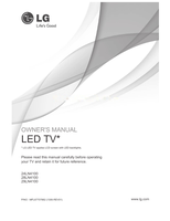 LG 24LN4100 28LN4100 29LN4100 MFL67707882 (52 pages) TV Operating Manual