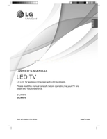 LG 24LN4510 29LN4510 MFL62865040 (64 pages) TV Operating Manual
