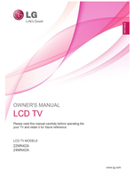 LG 22MN42A 24MN42A (50 pages) TV Operating Manual