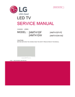 LG MFL69169548 LD60A 24MT41DF 24MT41DW 24MT41DF-PZ 24MT41DW-WZ (22 pages) TV Service Manual