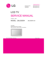 LG LA96D 26LG3DDH MFL62195509 26LG3DDH-UA (36 pages) TV Service Manual