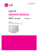 LG LP81F 26LG3RC 26LG3RC-TA (31 pages) TV Service Manual