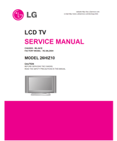 LG ML-041E RZ-26LZ55H 26HIZ10 (30 pages) TV Service Manual