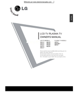 LG 26LC4 26LC5* 32LC4 32LC5* 37LC4 37LC5* 42LC4 42LC5* 26LC3 (94 pages) TV Operating Manual