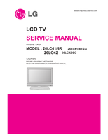 LG LP78A 26LC41 26LC42 26LC42-ZC (30 pages) TV Service Manual