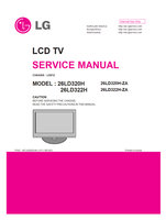 LG LD01Z 26LD320H MFL62863049 26LD322H 26LD320H-ZA 26LD322H-ZA (37 pages) TV Service Manual