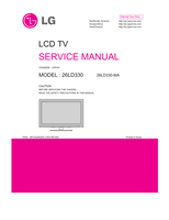 LG LP91H 26LD330 MFL63285205 26LD330-MA (27 pages) TV Service Manual
