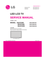 LG LD01A 26LE3300 MFL62863040 26LE3308 26LE330N 26LE3300-ZA (43 pages) TV Service Manual
