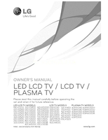 LG 19LV2500 32LV3400 22LV2500 26LV2500 32LV2500 26LV2520 (130 pages) TV Operating Manual