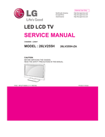 LG LD0AY 26LV255H MFL67180604 26LV255H-ZA (38 pages) TV Service Manual
