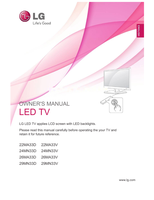 LG 22MA33D 22MA33V 24MN33D 24MN33V 26MA33D 26MA33V 29MN33D (51 pages) TV Operating Manual