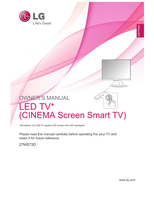 LG 27MS73D (40 pages) TV Operating Manual