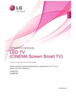 LG 27MS73V 27MS73S (44 pages) TV Operating Manual