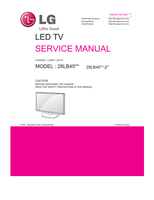 LG LA40A LD41A 28LB45** MFL68121902 28LB45**-Z* (33 pages) TV Service Manual