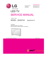 LG LB45N 28LB474A MFL68122404 28LB474A-TF (34 pages) TV Service Manual