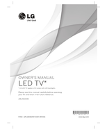 LG 28LN500B *MFL68086901* MFL68086901 (45 pages) TV Operating Manual