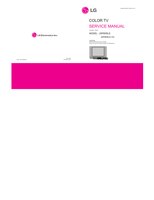 LG MFL30504619 CW62A 29FB5RLE 29FB5RLE-TG (29 pages) TV Service Manual