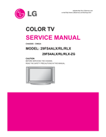 LG CW62A 29FS4ALX (32 pages) TV Service Manual