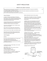 LG MC-036A 29FX5RJ (36 pages) TV Service Manual