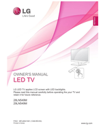 LG 28LN549M 29LN549M MFL68021901 (60 pages) TV Operating Manuals LG 28LN549M 29LN549M MFL68021901 (60 pages) TV Operating Manuals
