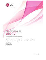 LG 29MA73D 29LN450W (58 pages) TV Operating Manual