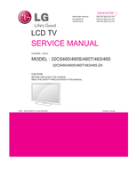LG LD21C 32CS460 465-ZA (54 pages) TV Service Manual