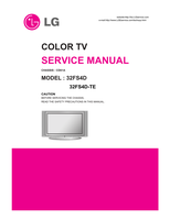 LG CD61A 32FS4D 32FS4D-TE (43 pages) TV Service Manual
