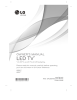 LG LB55** LB51** *MFL68161703* MFL68161703 (66 pages) TV Operating Manual