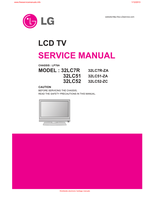 LG LP78A 32LC7R 32LC51 32LC52 32LC7R-ZA 32LC51-ZA 32LC52-ZC (39 pages) TV Service Manual