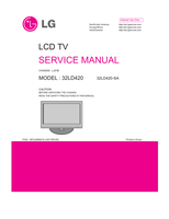 LG LJ01B 32LD420 MFL62886916 32LD420-SA (45 pages) TV Service Manual