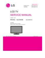 LG LJ01Z 32LD460B MFL67183304 32LD460B-SA (45 pages) TV Service Manual