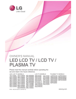 LG 32LV3400 19LV2500 32LV3500 22LV2500 37LV3500 26LV2500 (132 pages) TV Operating Manual
