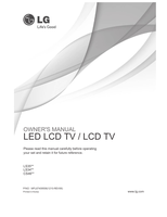 LG LS35** LS34** CS46** (36 pages) TV Operating Manual