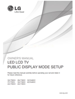 LG 32LT560H 26LT360C 37LT560H 32LT360C 42LT560H 42LT360C (16 pages) TV Operating Manual
